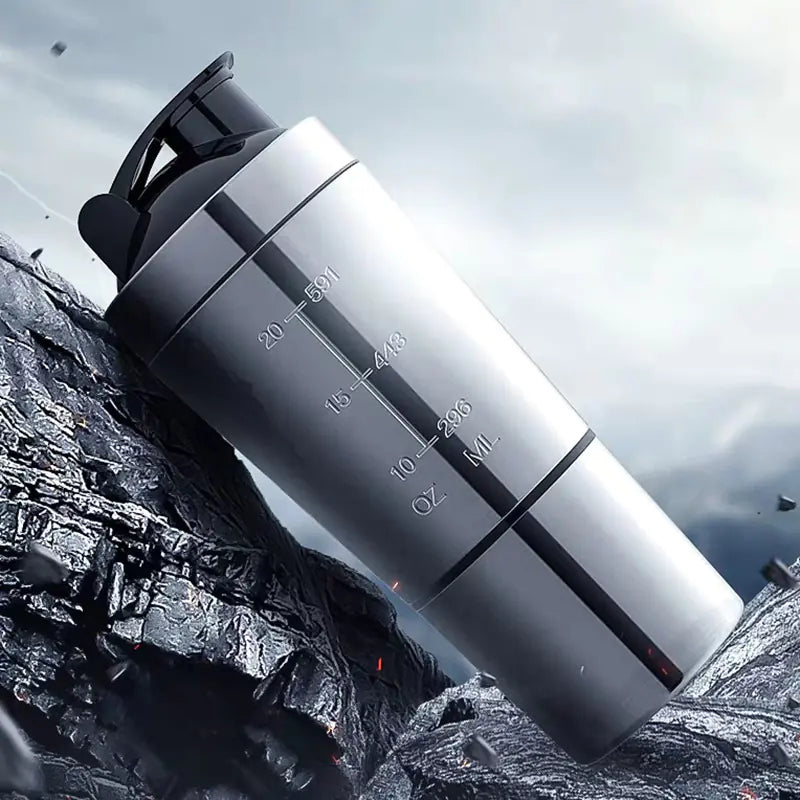 Stainless Steel Protein Shaker Bottle